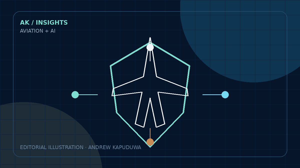 Secure AI in Airports: Building a Closed and Governed AI Ecosystem editorial illustration